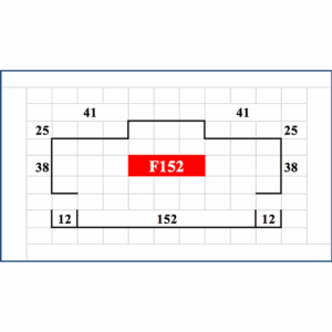 Metal Fire Rated Door Frame – 2055mm x 824mm – Profile F114 – Left Hand