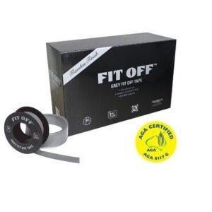 Tape Teflon Grey Fit Off – 12.5mm x 6.6m