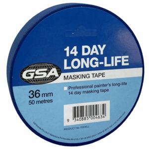 General Purpose Masking Tape – 36mm Roll (Clean Removal)