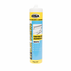 Glue Screws Construction Adhesive Cartridge – Solvent-Free, High Grab