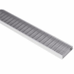 Stainless Heelguard Grate With Aluminium Drain Channel – Modular System