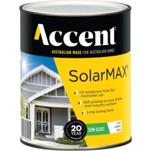 Accent SolarMax Exterior Semi Gloss White 1L