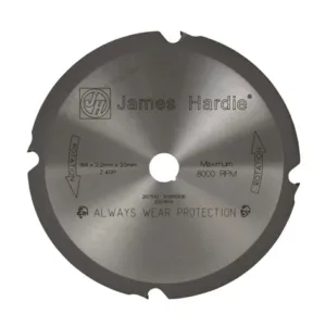 James Hardie HardieBlade Diamond-Tip Circular Saw Blade – 184mm