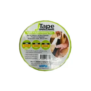 G Tape Acrylic Adhesive Flashing Tape – 50mm x 20m (UV Stable)