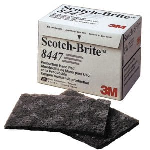 3M 8447 Maroon Scourer (Perforated) – 230mm x 150mm