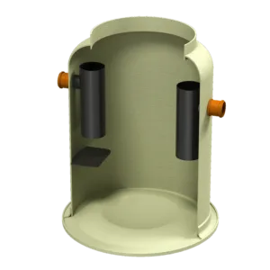 Below-Ground Grease Separator Lipumax-G with RHINOCAST® Cover & Collar – 4000L (Class B)