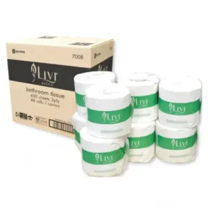 Toilet Roll 2 Ply Box Of 48 Livi Basics