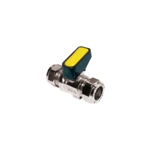 Mini Ball Valve Lever F/B W/Mark F&F – 10mm C/P (LF)
