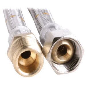 10mm Gas Hose F-F S/S – 15FC x 15FC x 600mm