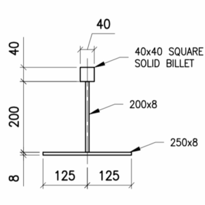 Maxi T Bar Lintel – 3300mm – For Cavity Wall & Brick Veneer