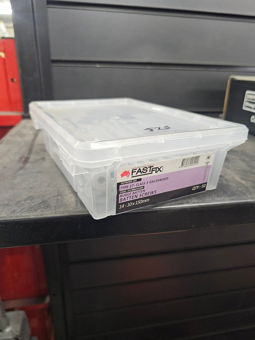 14G x 150mm Bugle Batten Screws – Galvanised (Box of 50)