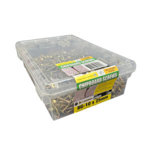 Chipboard Screws – 8G x 25mm (Zinc Plated, Countersunk Bugle Head, PH2, Box Of 1000)