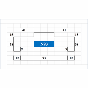 Reveal Steel Door Frame – 2065 x 724mm – Profile N114 – Right Hand (Non-Fire Rated)