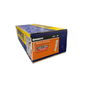 Sleeve Anchor Hex Nut Bolt Gal – 12 x 130mm (Box Of 20)