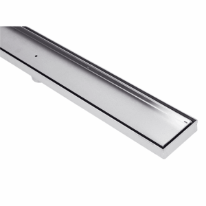 SS Tile Insert Shower Drain – 600mm (100 x 30mm, Centre 50mm Outlet)