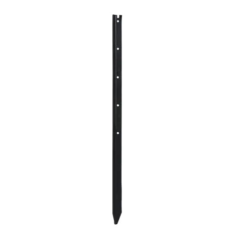 Star Post – 2400mm Black Coated Steel (Whites UltraPost)