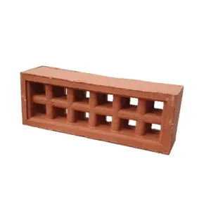 Clay Brick Vent V16 Square Hole – 230 x 80mm, Red Terracotta