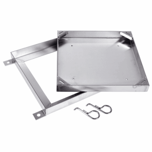 Stainless Steel Tile Insert Pit Cover – 300 x 300mm