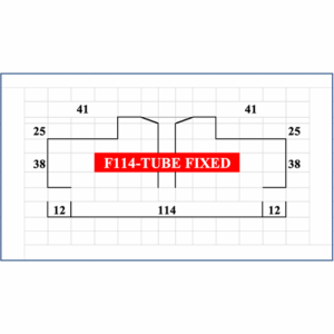 Tube Fixed Metal Door Frame – 2055mm x 924mm – Left Hand (Without Dynabolts)