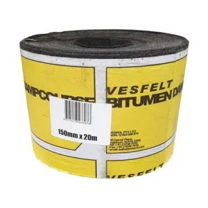 Vesfelt Bitumen Dampcourse Vespol – 150mm x 20m
