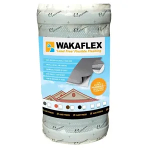 Wakaflex Roof Flashing – 280mm x 5m (Black, Lead-Free Self-Adhesive)