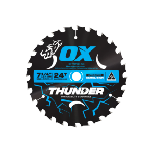 OX Pro Thunder 184mm Circular Saw Blade 24T